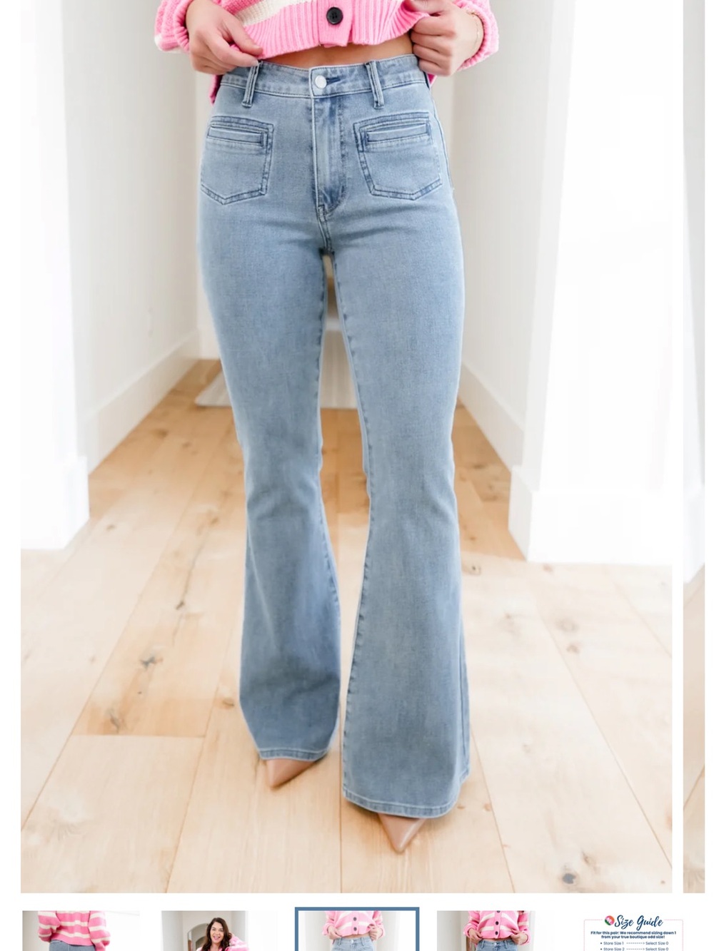 Judy Blue Light Blue High-Rise Flare Jeans